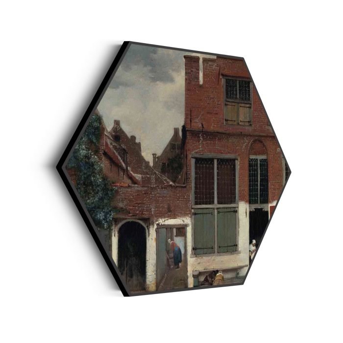 akoestisch-schilderij-johannes-vermeer-gezicht-op-huizen-in-delft-1658-hexagon_Wecho