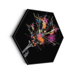 akoestisch-schilderij-trompetter-hexagon_Wecho