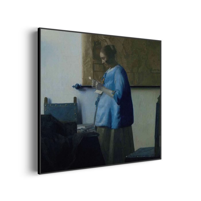 akoestisch-schilderij-johannes-vermeer-vrouw-die-een-brief-leest-1663-vierkant_Wecho