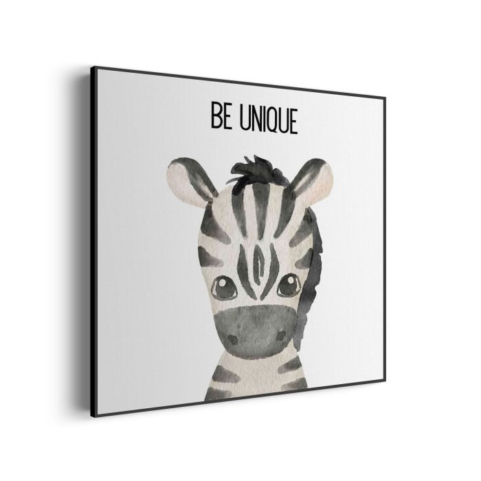 akoestisch-schilderij-be-unique-zebrapaardje-vierkant_Wecho