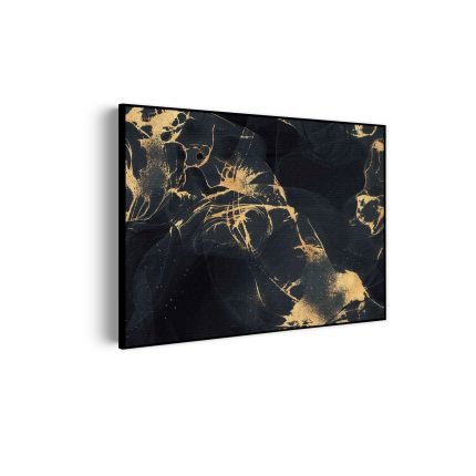 akoestisch-schilderij-abstract-marmer-look-zwart-met-goud-04-rechthoek-horizontaal_Wecho