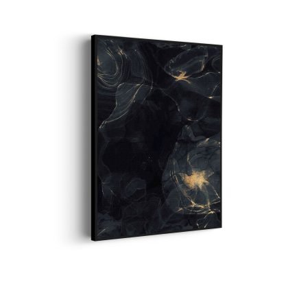 akoestisch-schilderij-abstract-marmer-look-zwart-met-goud-02-rechthoek-verticaal_Wecho