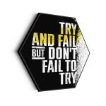 akoestisch-schilderij-try-and-fail-but-dont-fail-to-try-hexagon_Wecho