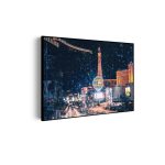 akoestisch-schilderij-las-vegas-at-night-rechthoek-horizontaal_Wecho