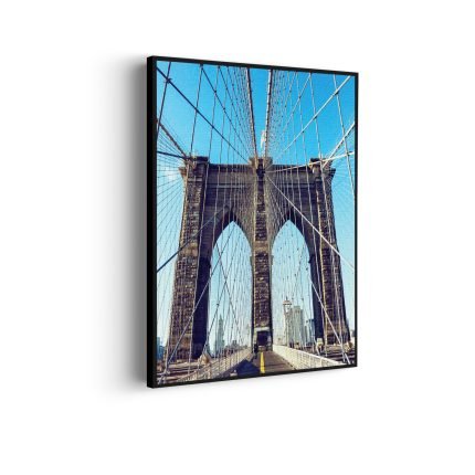 akoestisch-schilderij-brooklyn-bridge-new-york-voetganger-rechthoek-verticaal_Wecho
