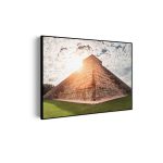 akoestisch-schilderij-azteken-pyramide-rechthoek-horizontaal_Wecho