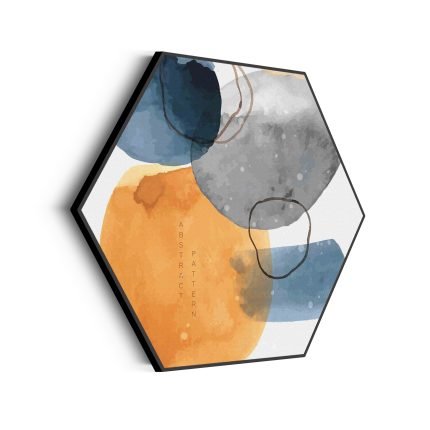 akoestisch-schilderij-abstract-pattern-hexagon_Wecho