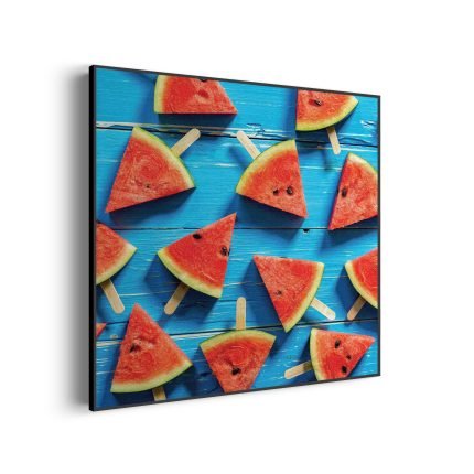 akoestisch-schilderij-watermeloen-ijsjes-vierkant_Wecho