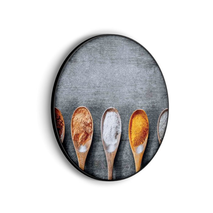 akoestisch-schilderij-specerijen-rond-muurcirkel_Wecho