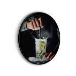akoestisch-schilderij-cocktail-bar-02-rond-muurcirkel_Wecho