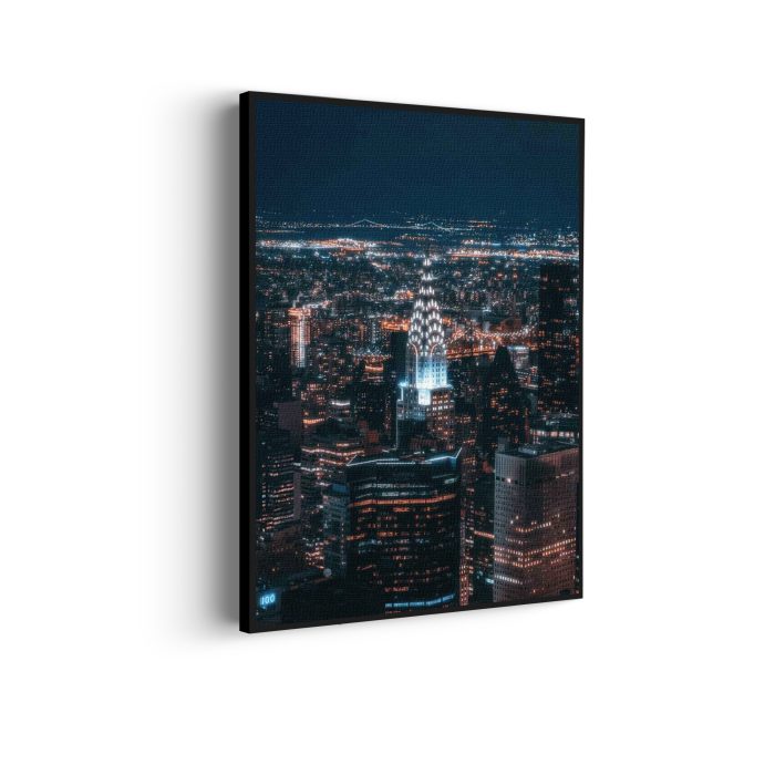 akoestisch-schilderij-chrysler-building-new-york-at-night-rechthoek-verticaal_Wecho