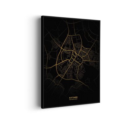 akoestisch-schilderij-sittard-plattegrond-zwart-geel-rechthoek-verticaal_Wecho