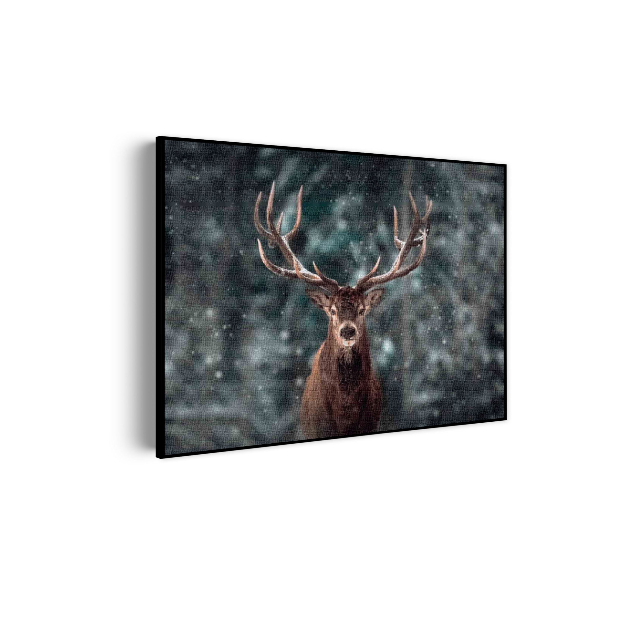 akoestisch-schilderij-edelhert-in-de-sneeuw-rechthoek-horizontaal_Wecho akoestisch-schilderij-edelhert-in-de-sneeuw-rechthoek-horizontaal_Wecho