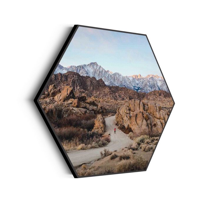 akoestisch-schilderij-mount-whitney-hexagon_Wecho