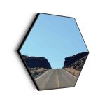akoestisch-schilderij-eindeloze-weg-hexagon_Wecho
