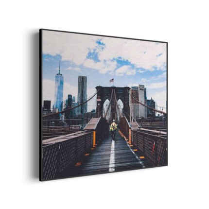 akoestisch-schilderij-brooklyn-bridge-new-york-daglicht-vierkant_Wecho