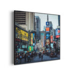 akoestisch-schilderij-times-square-new-york-vierkant_Wecho