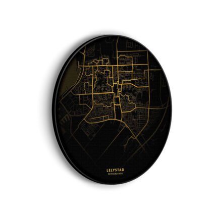 akoestisch-schilderij-lelystad-plattegrond-zwart-geel-rond_Wecho