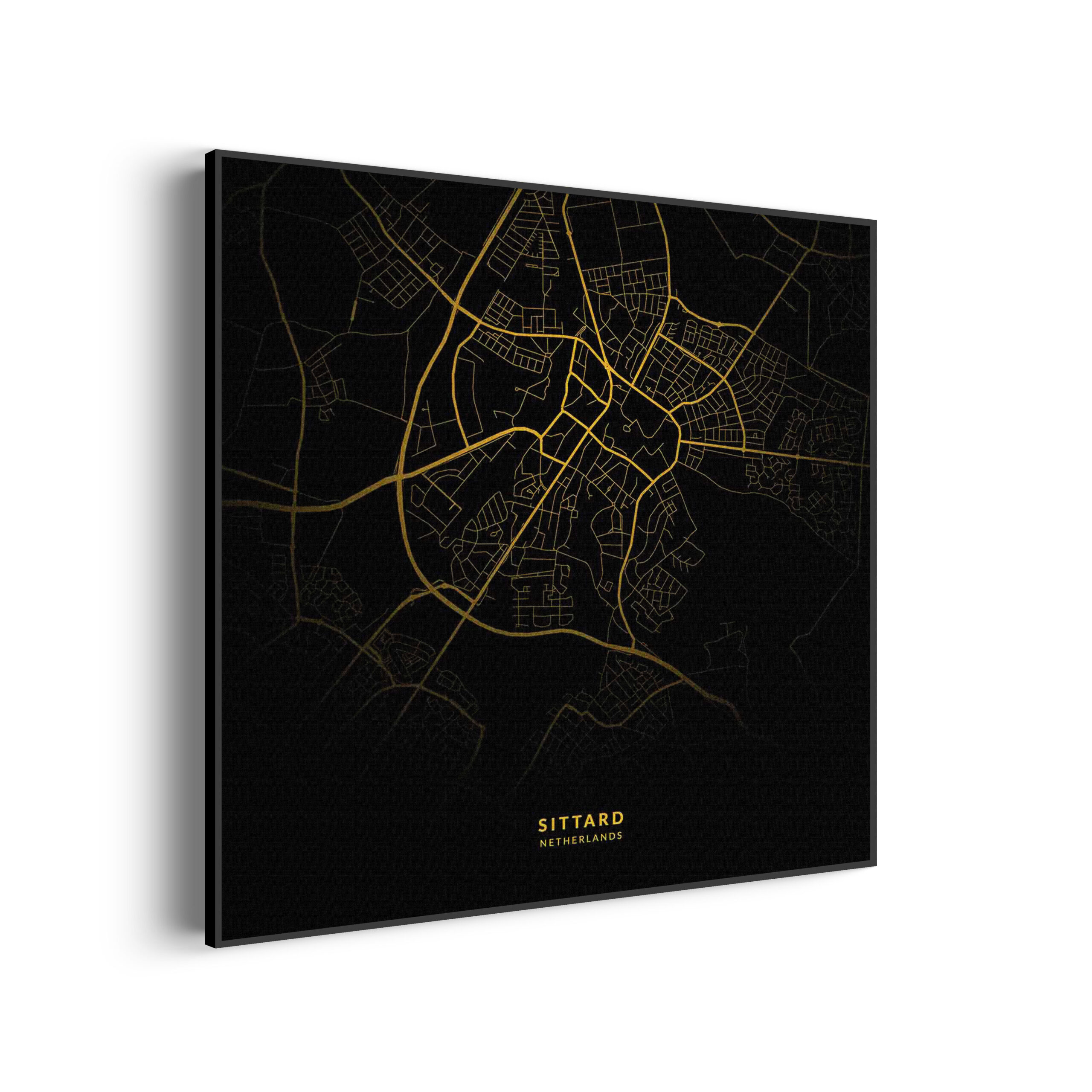 akoestisch-schilderij-sittard-plattegrond-zwart-geel-vierkant_Wecho akoestisch-schilderij-sittard-plattegrond-zwart-geel-vierkant_Wecho