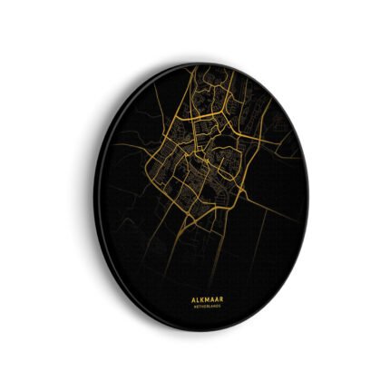 akoestisch-schilderij-alkmaar-plattegrond-zwart-geel-rond_Wecho