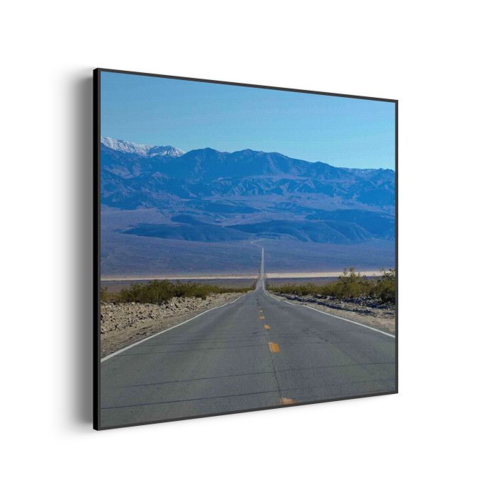 akoestisch-schilderij-the-road-in-deathvalley-vierkant_Wecho